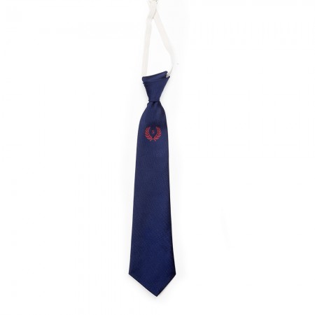 Γραβάτα παιδική μπλέ παρέλασης τυπωμένη (28cm) ,38cm,43cm